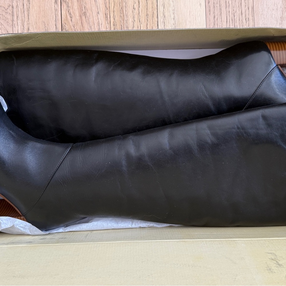 Banana Republic Lorca Knee-High Leather Boots – Black | NWT | Size 9 - Picture 8 of 10